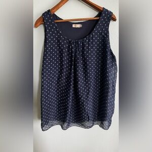 Polka Dot Navy Camisole
